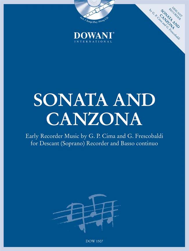 Sonata and Canzona - for Descant (Soprano) Recorder and Basso Continuo - sopránová zobcová flétna